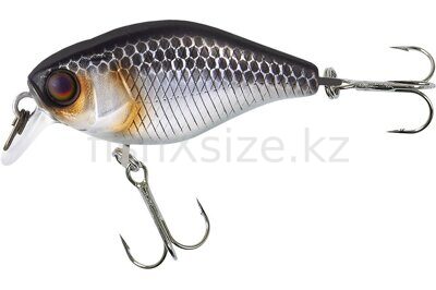 Воблер JACKALL Chubby 38 SR Silent цв. uv mat silver & black