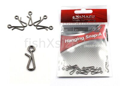 Застежка Namazu HANGING SNAP-A, цв. BN, р. 4, test-17 кг (уп.5 шт)/