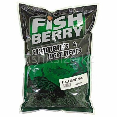 Пеллетс медленно растворимый FISHBERRY Pellets Betaine зеленый бетаин 2мм 1кг