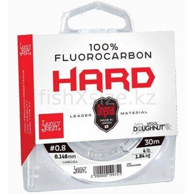Леска моно. Lucky John FLUOROCARBON Hard 030/016